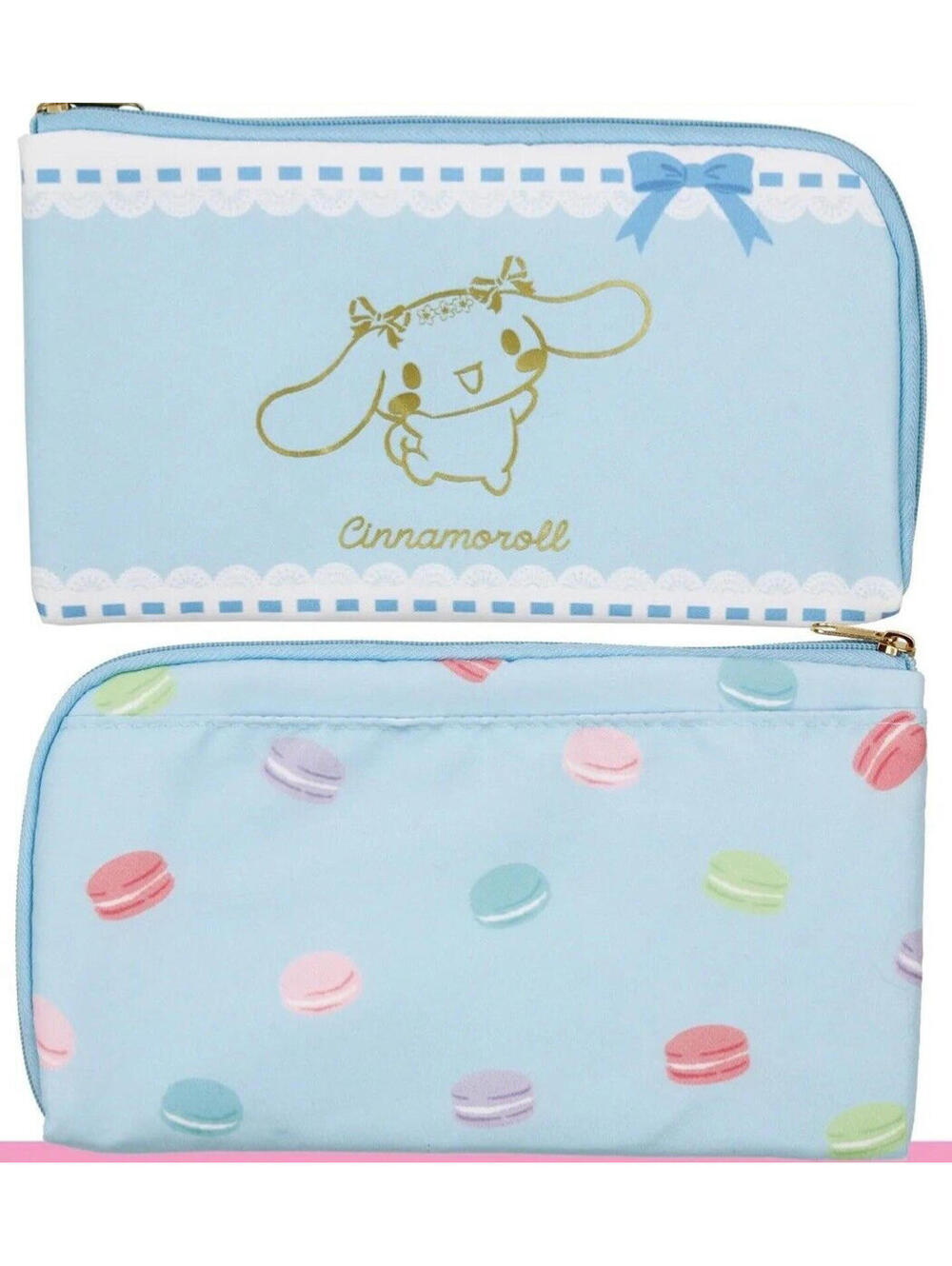 Sanrio Cinnamoroll Multi-Use Pouch Wallet Coin Purse Kawaii Macaroons, Cute Gift